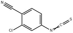 2-chloro-4-isothiocyanatobenzonitrile Struktur