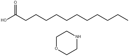 lauric acid, compound with morpholine (1:1)  Struktur