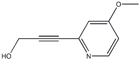 2-Propyn-1-ol,3-(4-methoxy-2-pyridinyl)-(9CI) Struktur