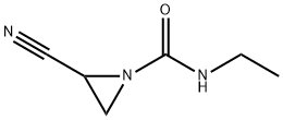 1-Aziridinecarboxamide,2-cyano-N-ethyl-(9CI) Struktur