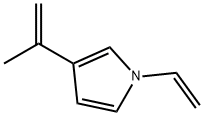 1H-Pyrrole,1-ethenyl-3-(1-methylethenyl)-(9CI) Struktur