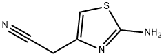 2-(2-aMinothiazol-4-yl)acetonitrile Struktur