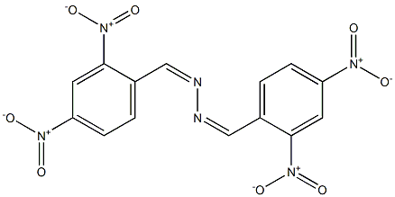 1,1'-(Azinobismethylidyne)bis(2,4-dinitrobenzene) Struktur