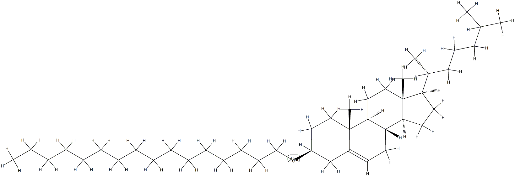 3-O-(1-hexadecyl)cholesterol Struktur