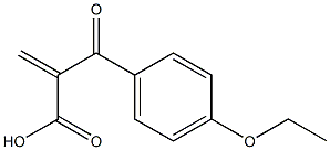 Benzenepropanoic acid, 4-ethoxy-alpha-methylene-ba-oxo- (9CI) Struktur