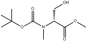 Boc-N-Me-D-Ser-OMe Struktur