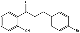 1-Propanone, 3-(4-broMophenyl)-1-(2-hydroxyphenyl)- Struktur