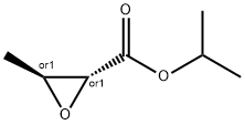 Oxiranecarboxylic acid, 3-methyl-, 1-methylethyl ester, (2R,3S)-rel- (9CI) Struktur