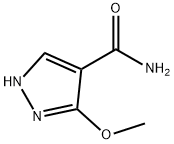 1H-Pyrazole-4-carboxamide,3-methoxy-(9CI) Struktur