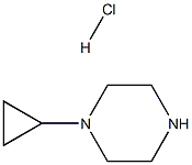 1-cyclopropylpiperazine hydrochloride Struktur