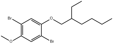 Benzene, 1,4-dibromo-2-[(2-ethylhexyl)oxy]-5-methoxy- Struktur