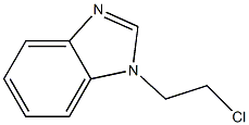 1H-Benzimidazole,1-(2-chloroethyl)-(9CI) Struktur