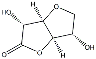 Idonic acid, 3,6-anhydro-, gamma-lactone, L- (8CI) Struktur