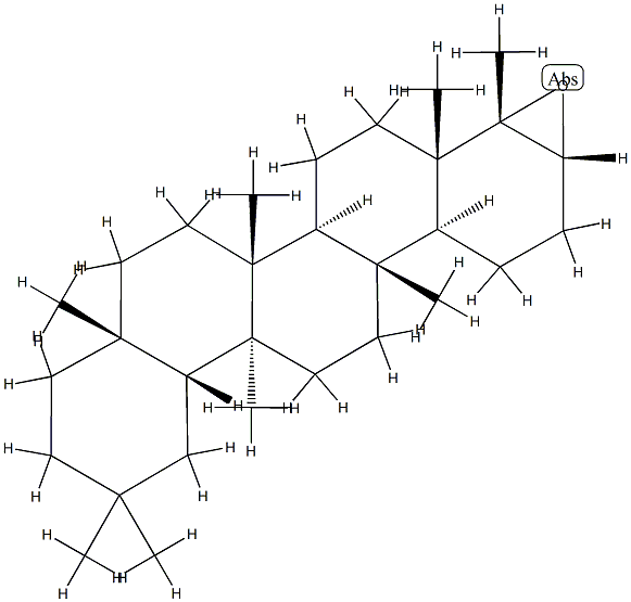 3α,4-Epoxy-D:A-friedooleanane Struktur