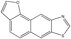 Furo[3,2:7,8]naphtho[2,3-d]thiazole (8CI,9CI) Struktur