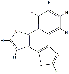 Furo[3,2:3,4]naphtho[1,2-d]thiazole (8CI,9CI) Struktur