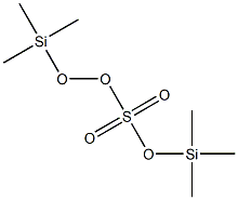 Peroxymonosulfuric acid, bis(trimethylsilyl) ester Struktur