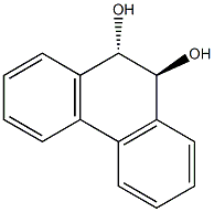 9,10-Dihydro-9α,10β-phenanthrenediol Struktur