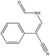 N-(β-Cyanostyryl)formamide Struktur