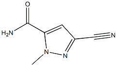 1H-Pyrazole-5-carboxamide,3-cyano-1-methyl-(9CI) Struktur