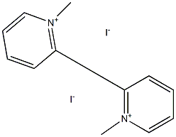 2,2'-BipyridiniuM,1,1'-diMethyl-, iodide (1:2) Struktur