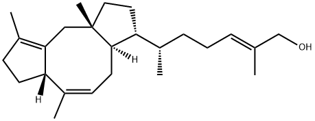 (10β,11α)-Ophiobola-2,7,19-trien-21-ol Struktur