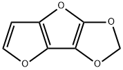 Furo[2,3:4,5]furo[2,3-d]-1,3-dioxole  (8CI,9CI) Struktur