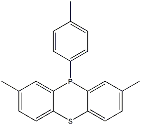 2,8-Dimethyl-10-(4-methylphenyl)-10H-phenothiaphosphine Struktur