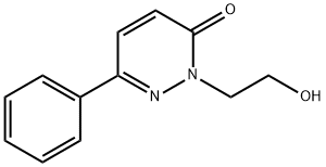 2-(2-Hydroxyethyl)-6-phenyl-3(2H)-pyridazinone Struktur