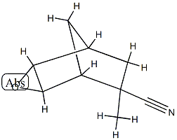 2-Norbornanecarbonitrile,5,6-epoxy-2-methyl-,stereoisomer(8CI) Struktur