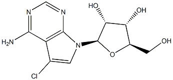 5-chlorotubercidin Struktur