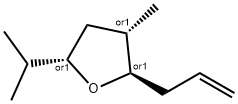 Furan, tetrahydro-3-methyl-5-(1-methylethyl)-2-(2-propenyl)-, (2R,3S,5S)-rel- (9CI) Struktur