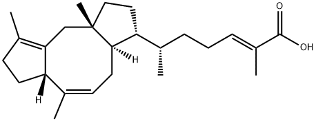 (6α,10β,11α)-Ophiobola-2,7,19-trien-21-oic acid Struktur