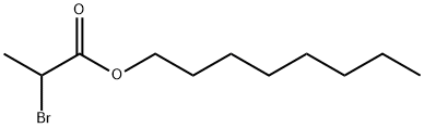 2-Bromopropanoic acid octyl ester Struktur