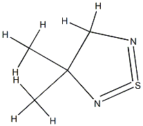 3,3-dimethyl-1$l^{4}-thia-2,5-diazacyclopenta-1,5-diene Struktur