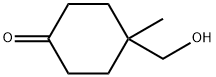 4-(Hydroxymethyl)-4-methylcyclohexanone Struktur