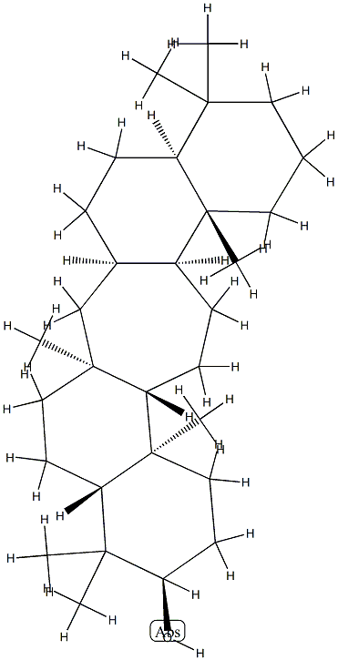 C(14a)-Homo-27-nor-14beta-gammaceran-3alpha-ol Struktur