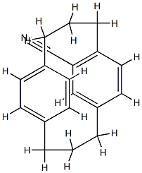 Tricyclo[10.2.2.25,8]octadeca-5,7,12,14(1),15,17-hexene-6-carbonitrile Struktur