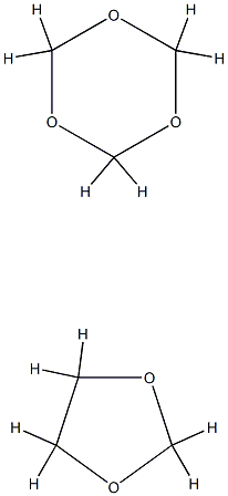 1,3,5-Trioxane, polymer with 1,3-dioxolane Struktur