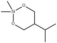 1,3-Dioxa-2-silacyclohexane,2,2-dimethyl-5-(1-methylethyl)-(9CI) Struktur