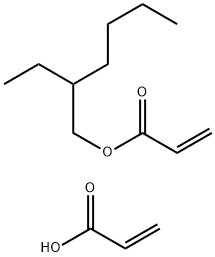 2-Propenoic acid, polymer with 2-ethylhexyl 2-propenoate Struktur