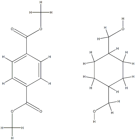 DIMETHYL TEREPHTHALATE, POLYMER WITH 1,4-CYCLOHEXANEDIMETHANOL Struktur