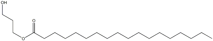 Polyoxy(methyl-1,2-ethanediyl), .alpha.-(1-oxooctadecyl)-.omega.-hydroxy- Struktur