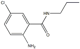 2-amino-5-chloro-N-propylbenzamide Struktur