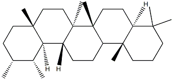 (18α,19α)-5α-Ursane Struktur