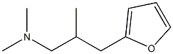 N,N,β-Trimethyl-2-furan-1-propanamine Struktur