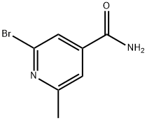 2-broMo-6-MethylisonicotinaMide Struktur