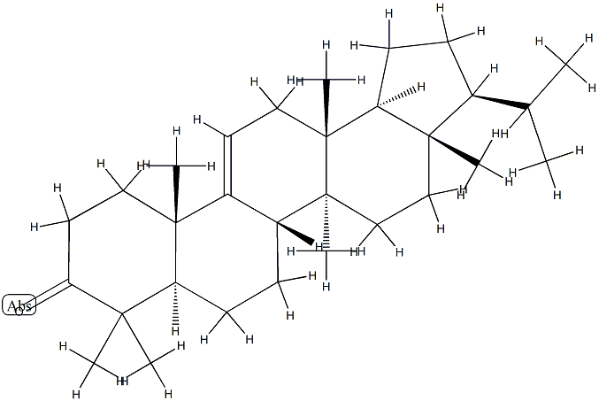 5α-Arbor-9(11)-en-3-one Struktur