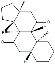 5α-Androstane-7,11-dione Struktur