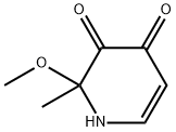 3,4-Pyridinedione,1,2-dihydro-2-methoxy-2-methyl-(9CI) Struktur